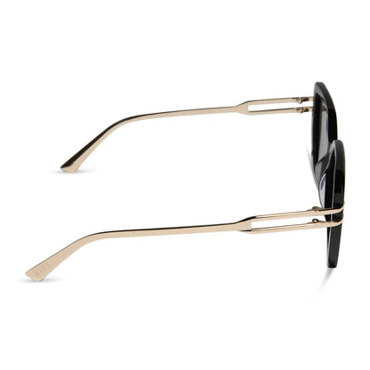 DASHA - BLACK + GREY SUNGLASSES