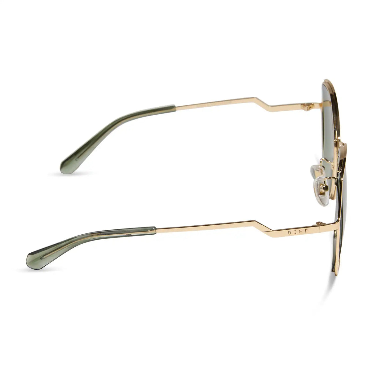 DONNA III - GOLD + COOL MATCHA GRADIENT + POLARIZED SUNGLASSES