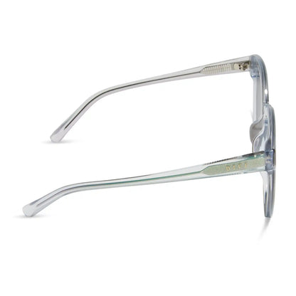 GEMMA - OPALESCENT TURQUOISE + TURQUOISE ICE MIRROR SUNGLASSES