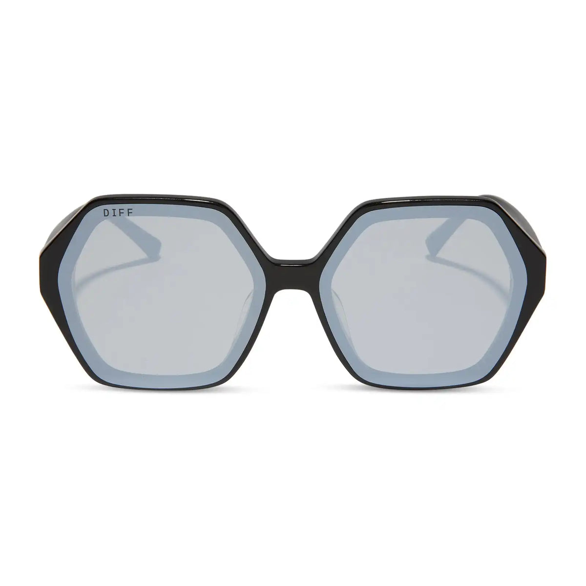 GIGI - BLACK + GREY FLASH SUNGLASSES