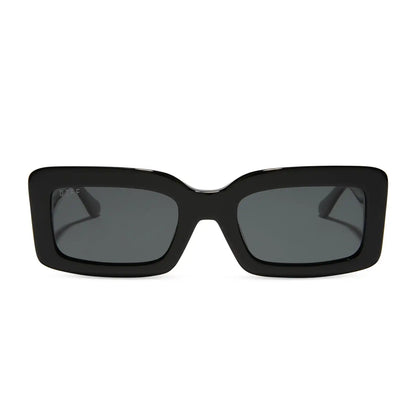 INDY - BLACK + GREY + POLARIZED SUNGLASSES