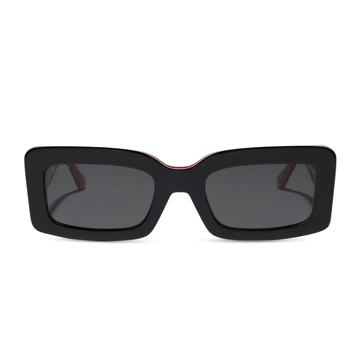 INDY - BLACK, WHITE & RED + GREY + POLARIZED + SUNGLASSES