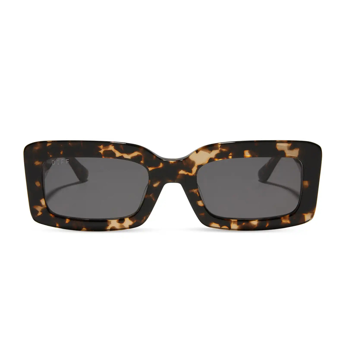 INDY - ESPRESSO TORTOISE + GREY SUNGLASSES