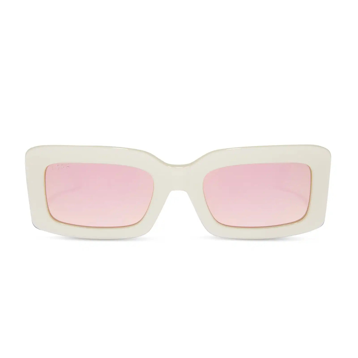 INDY - OPALINE + TAUPE MIRROR SUNGLASSES
