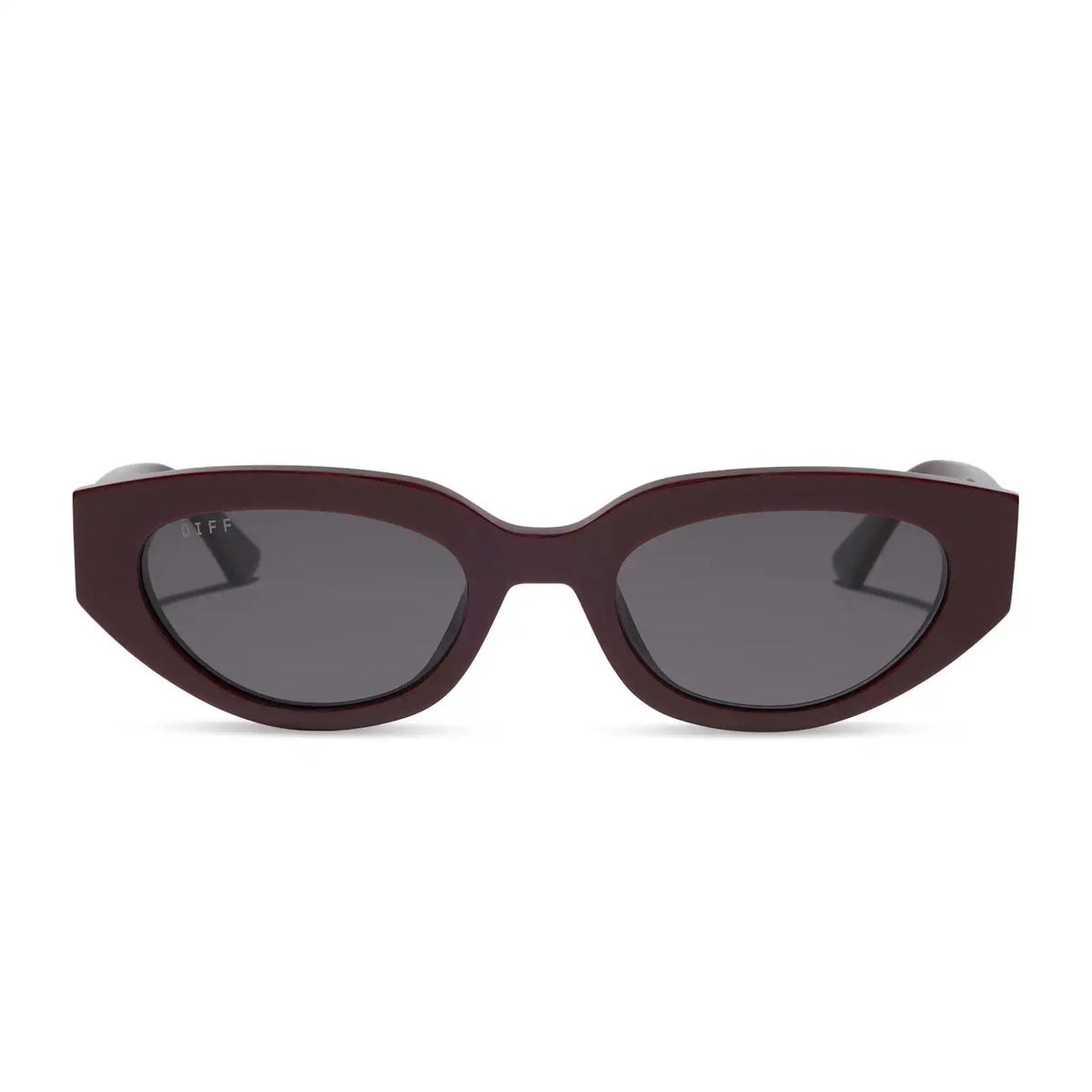 CRYSTAL - BURGUNDY + GREY GRADIENT + POLARIZED + SUNGLASSES