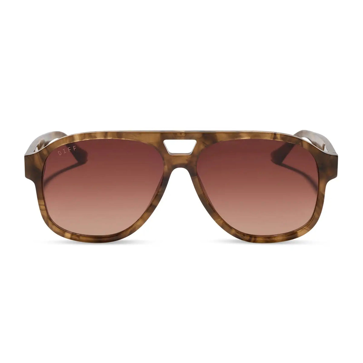 NASH - BLACK WALNUT TORTOISE + BROWN GRADIENT SUNGLASSES