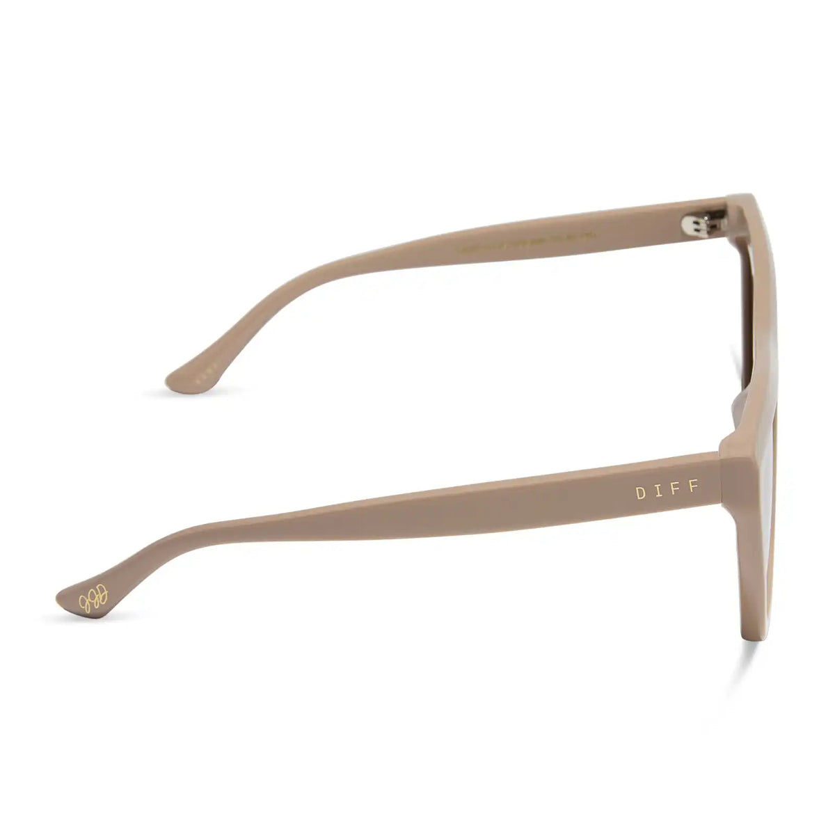 VIVI - ALMOND + BROWN SUNGLASSES