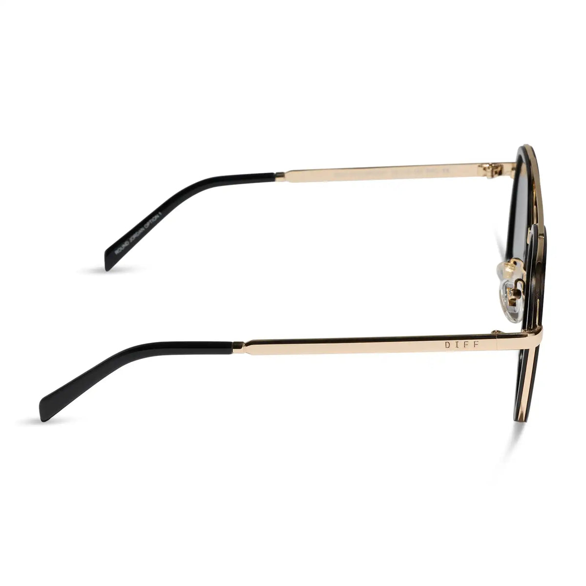 DRMTLGY - JOEY + BLACK + GOLD METAL + GREY GRADIENT + POLARIZED SUNGLASSES