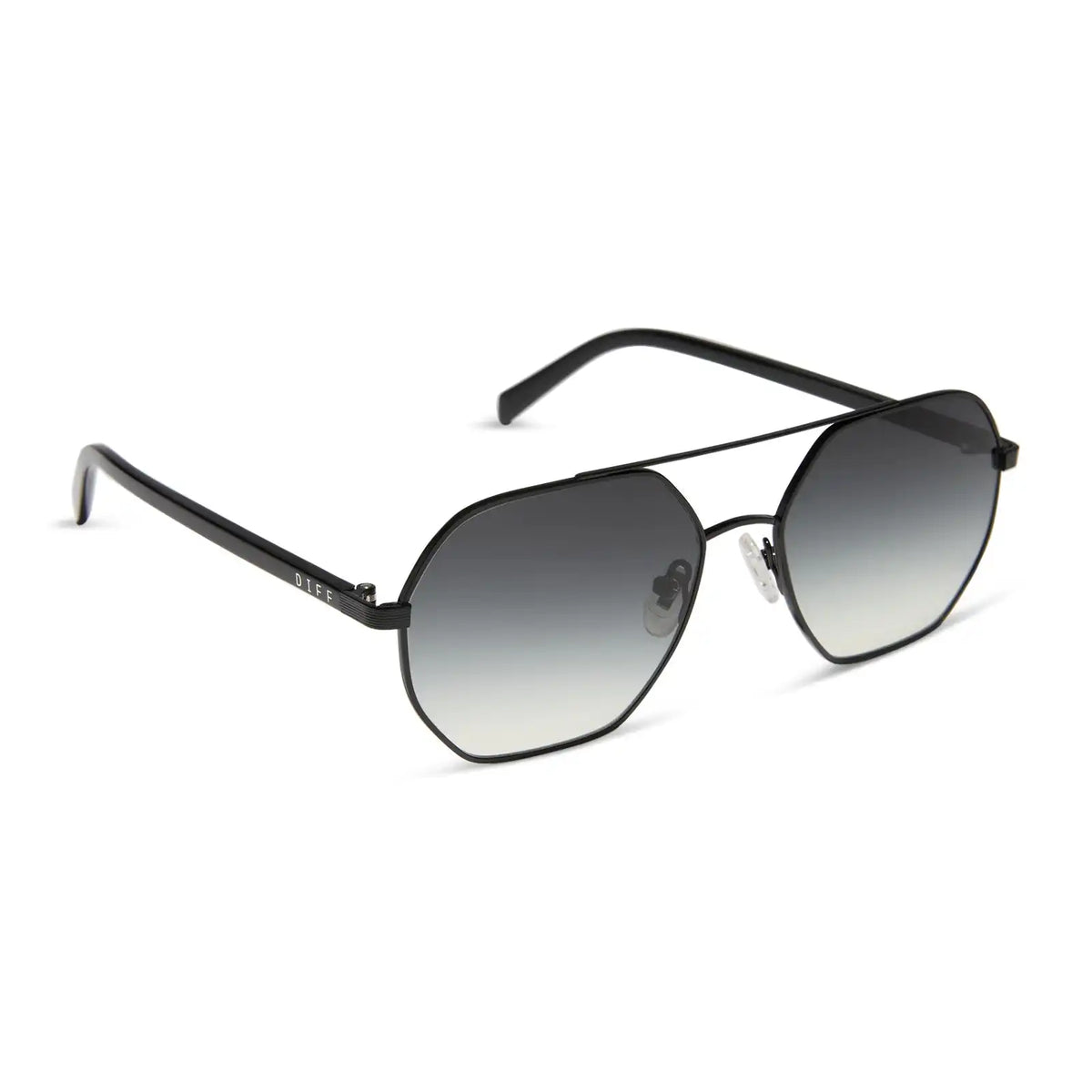 JOELLE - BLACK + GREY GRADIENT + POLARIZED SUNGLASSES