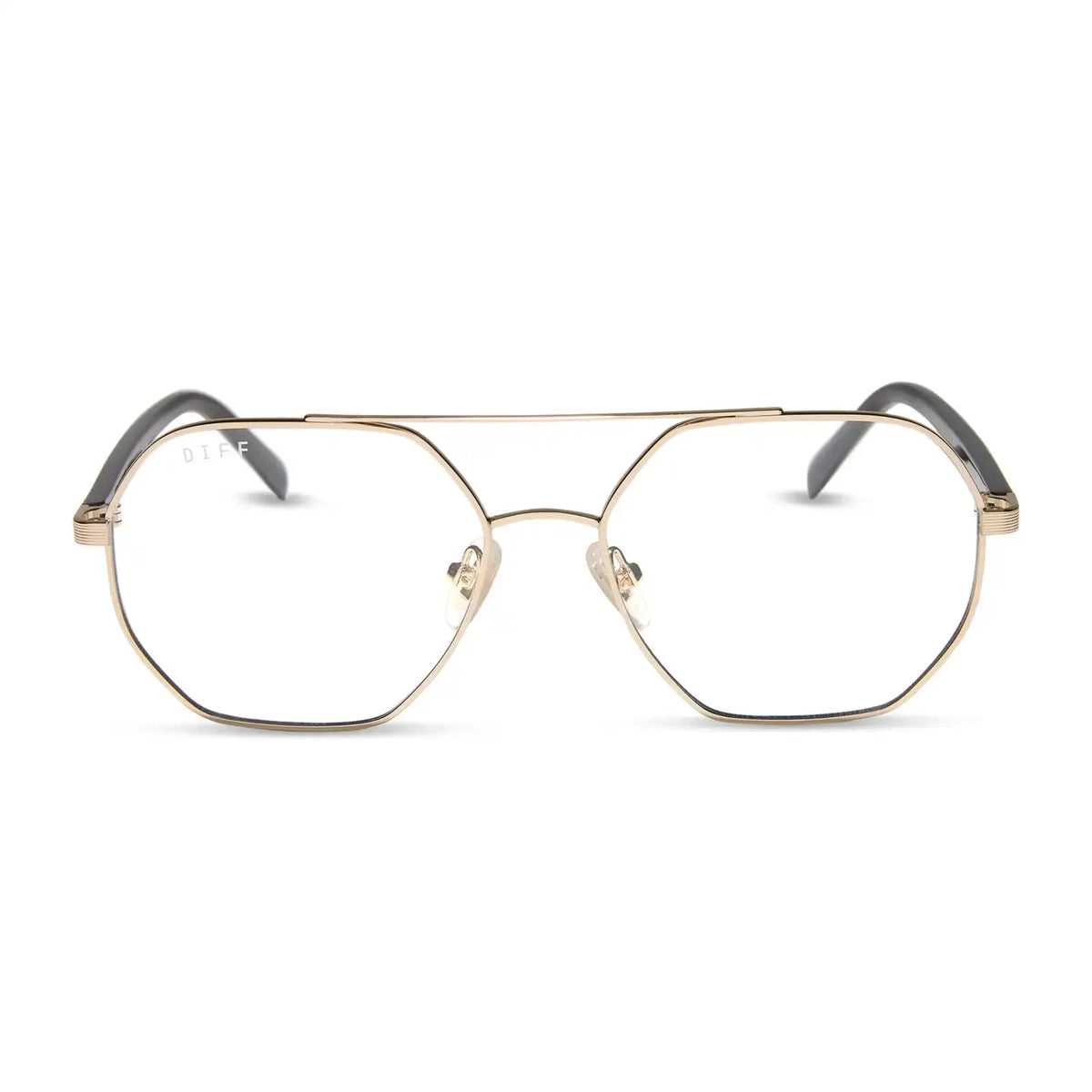 JOELLE - GOLD + CHOCOLATE CRYSTAL + GLASSES
