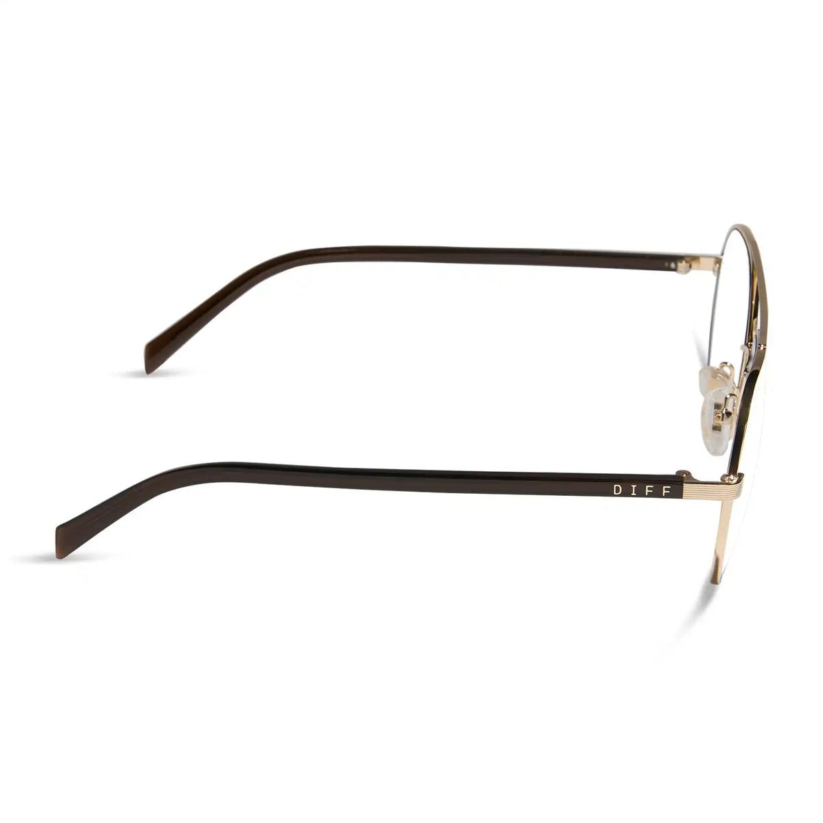 JOELLE - GOLD + CHOCOLATE CRYSTAL + GLASSES