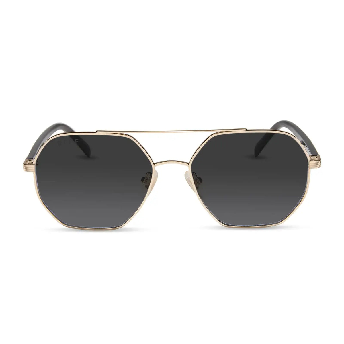 JOELLE - GOLD + CHOCOLATE CRYSTAL + GLASSES