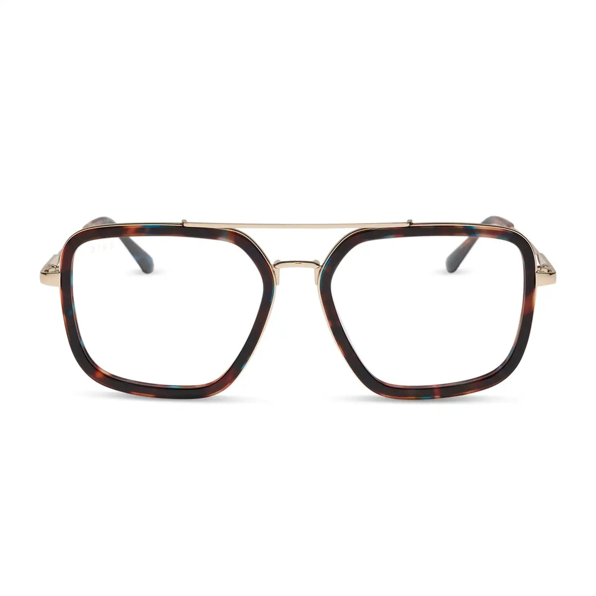 JORDAN - CONFETTI TORTOISE + BLUE LIGHT GLASSES