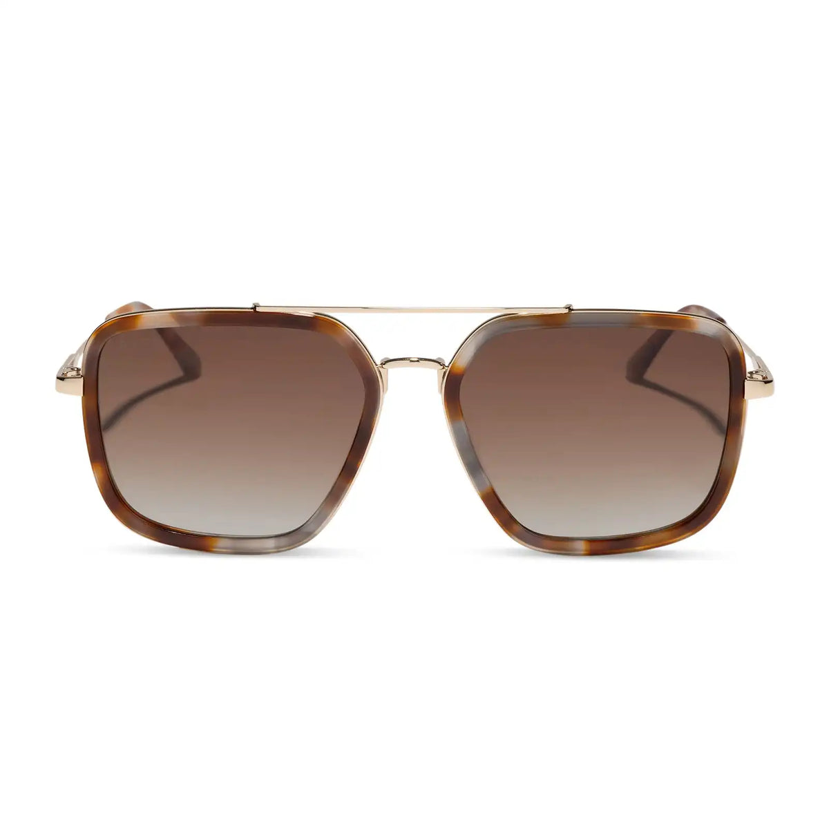 JORDAN - DOVE TORTOISE + BROWN GRADIENT + POLARIZED + SUNGLASSES