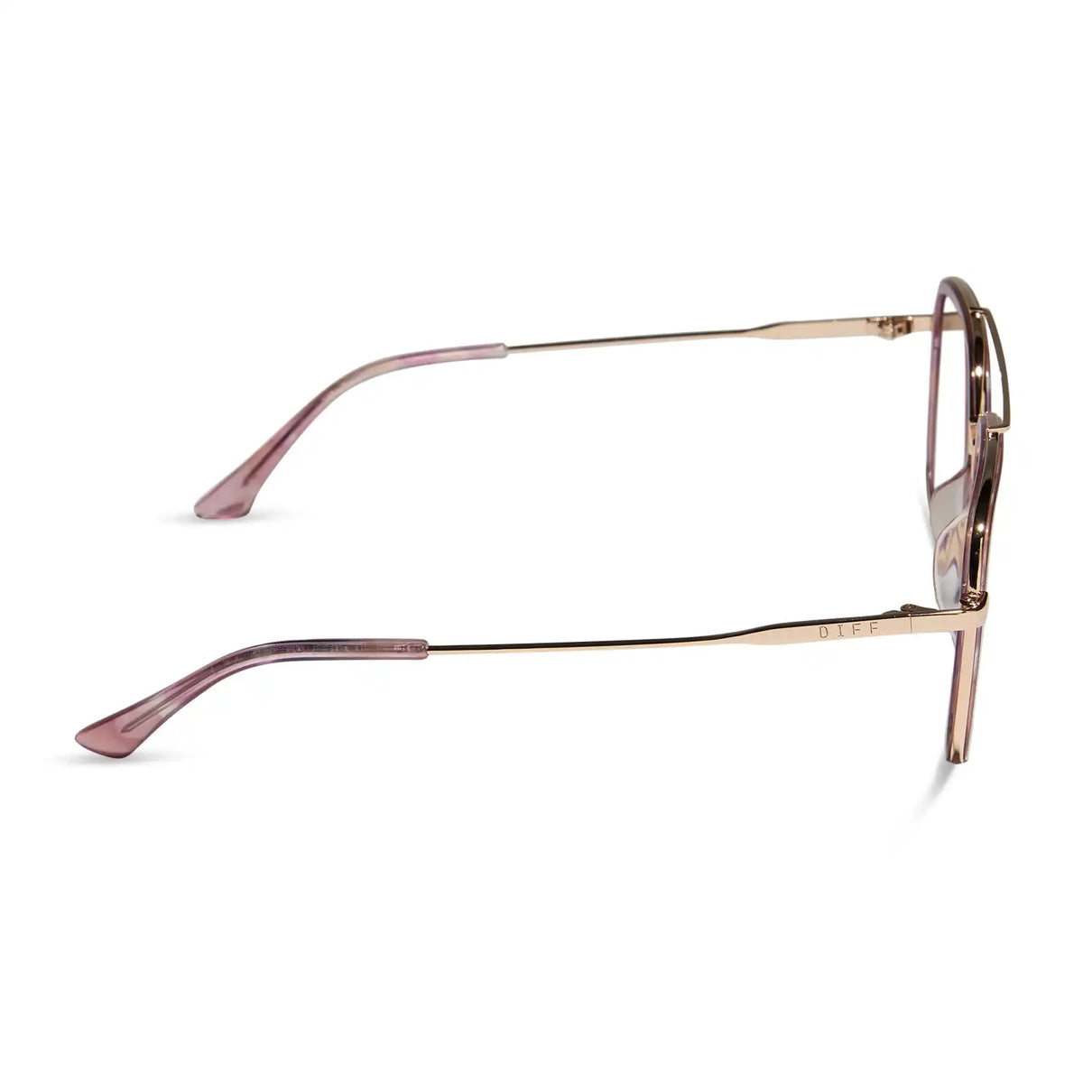 JORDAN - GOLD + FLEUR TORTOISE TEMPLE TIPS + GLASSES