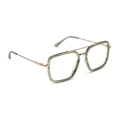 JORDAN - MATCHA + GOLD + GLASSES