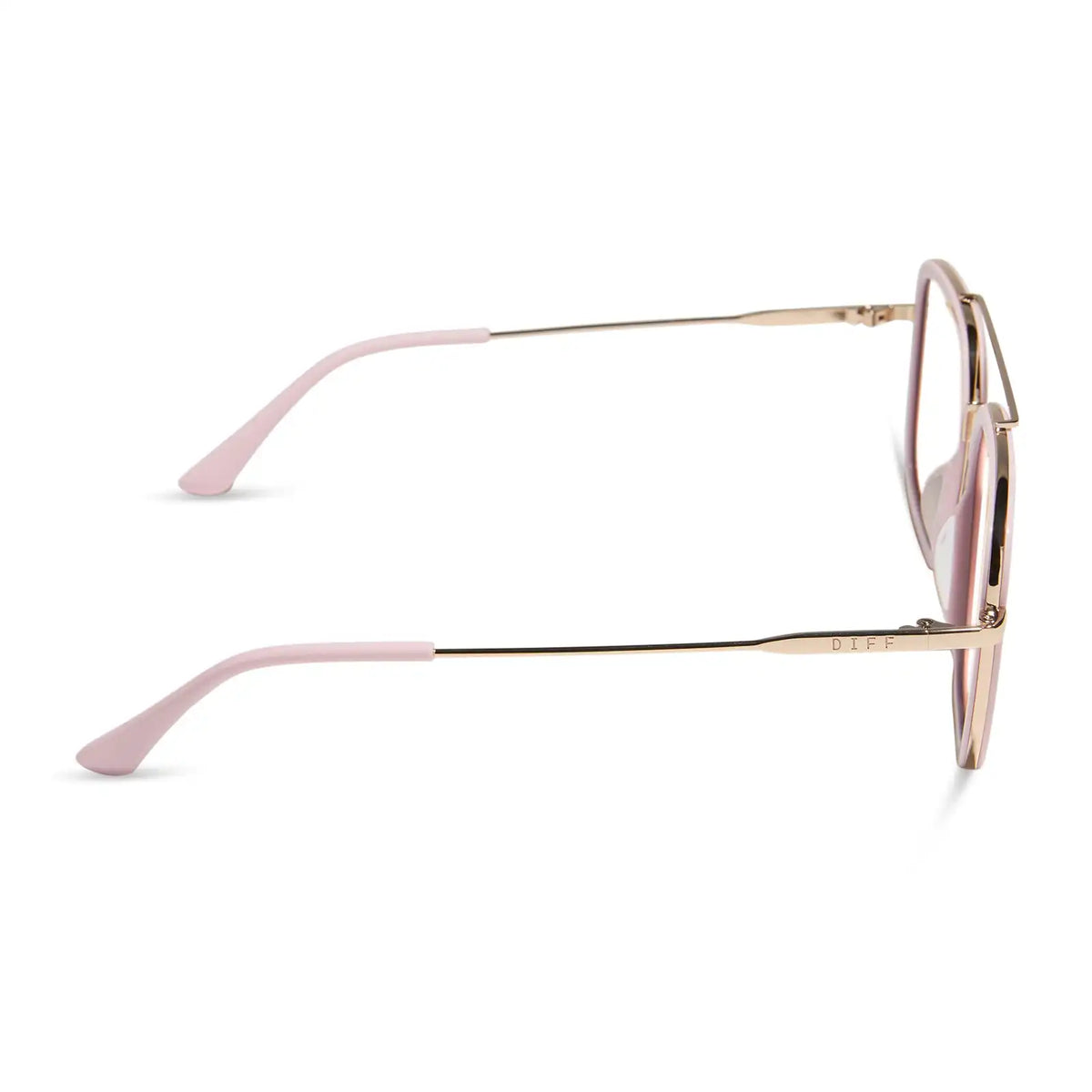 JORDAN - POWDER PINK + GOLD + GLASSES