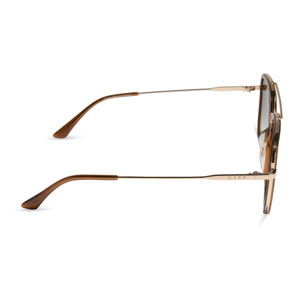 JORDAN - WHISKEY + GOLD + GREY GRADIENT SUNGLASSES