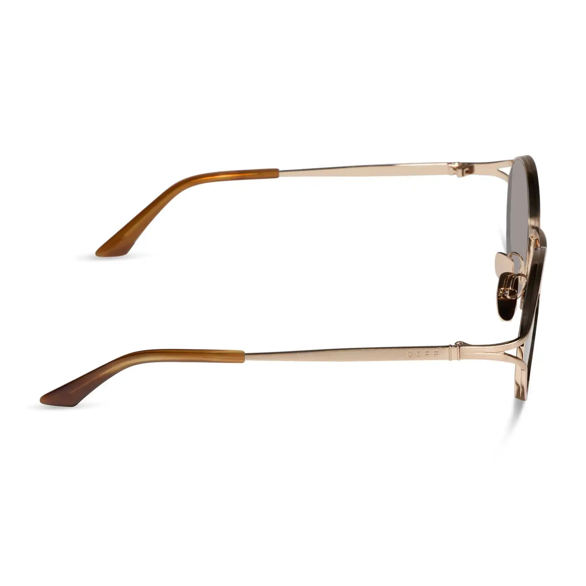 JULIETTE - BRUSHED GOLD + TRUFFLE + POLARIZED SUNGLASSES