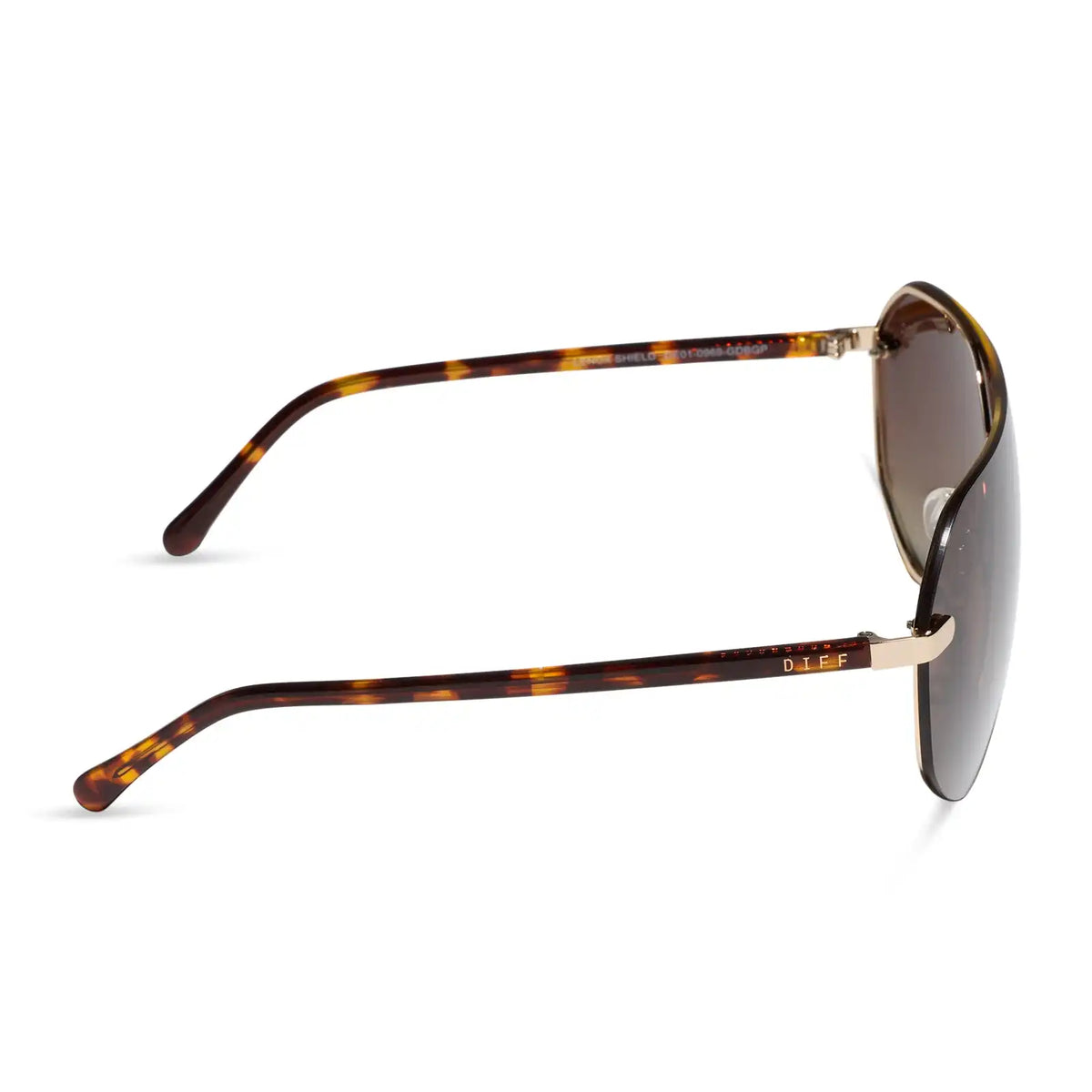 LONNIE - GOLD + BROWN GRADIENT + POLARIZED + SUNGLASSES