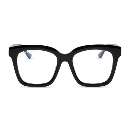 MEREDITH - BLACK + GLASSES