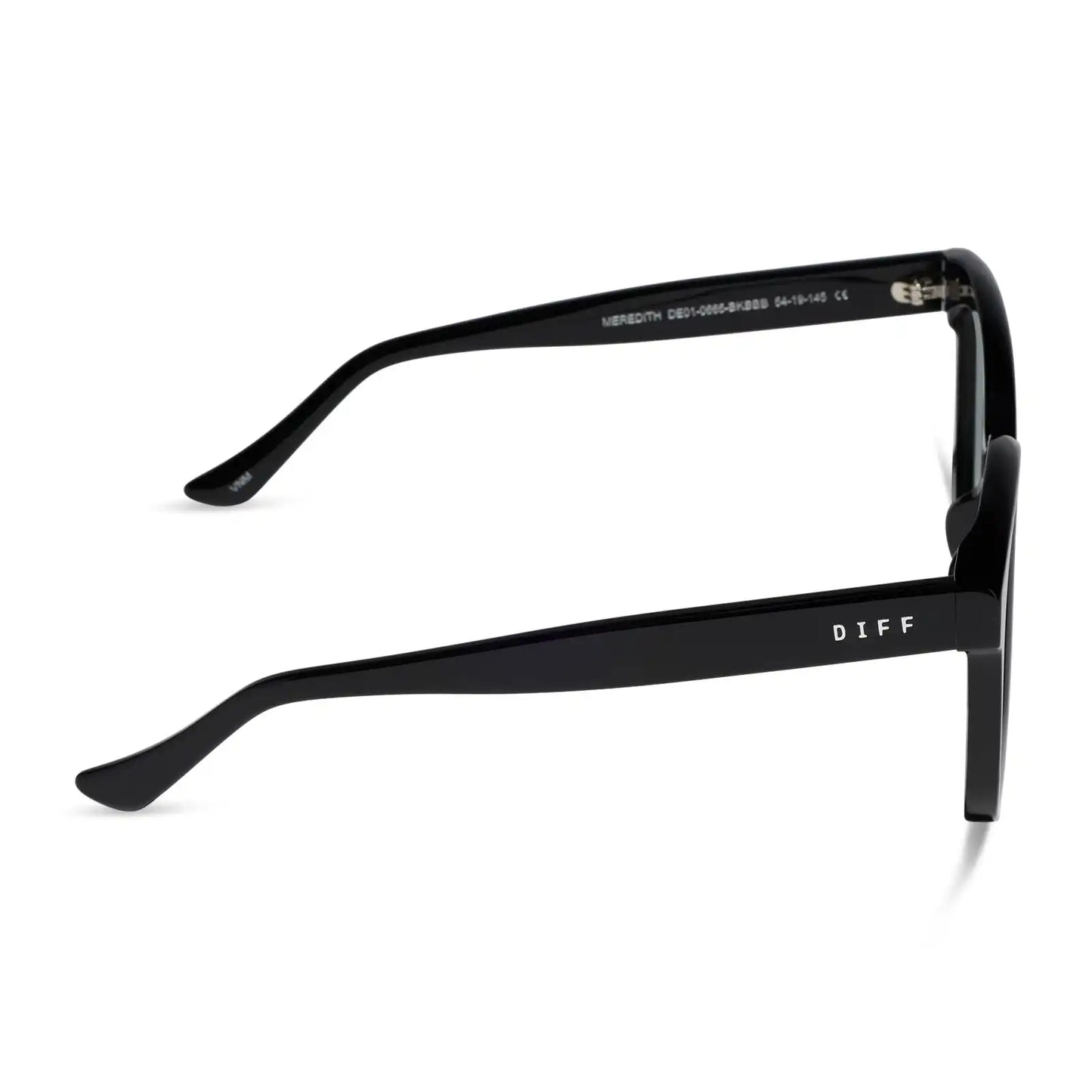 MEREDITH - BLACK + GLASSES
