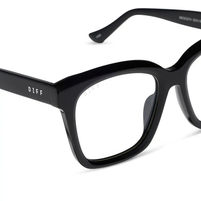 MEREDITH - BLACK + GLASSES
