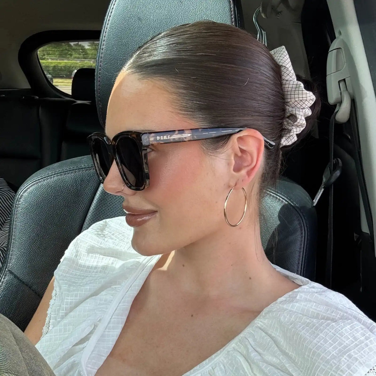 MEREDITH II - ESPRESSO TORTOISE + BROWN GRADIENT SUNGLASSES