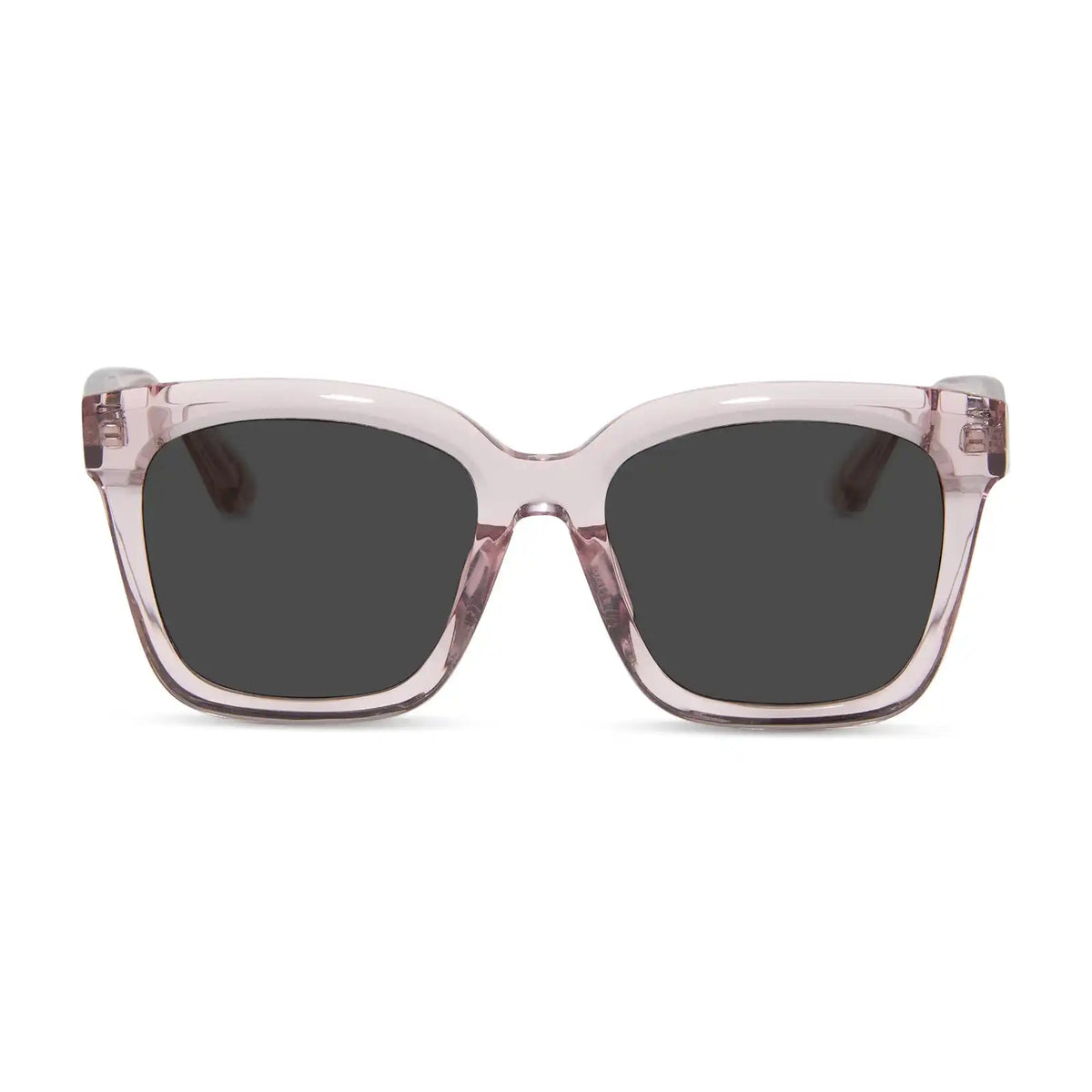 MEREDITH - LIGHT PINK CRYSTAL + GLASSES
