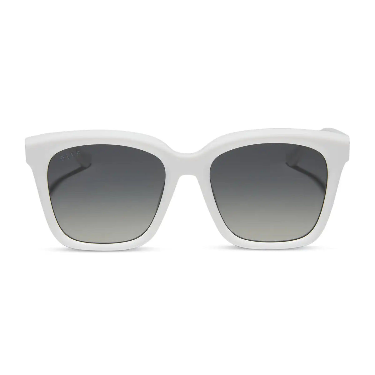 MEREDITH - WHITE CLOUD + GREY GRADIENT + POLARIZED SUNGLASSES