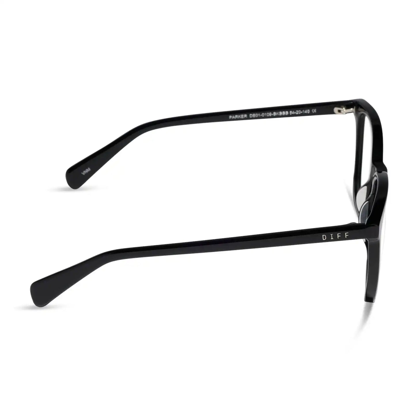 PARKER - BLACK + GLASSES