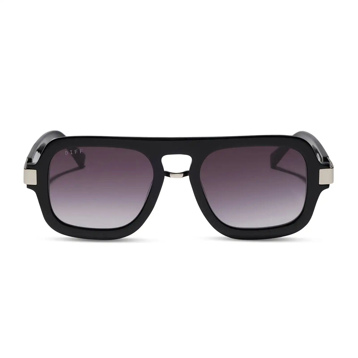 NAOMI - BLACK + GREY GRADIENT SUNGLASSES