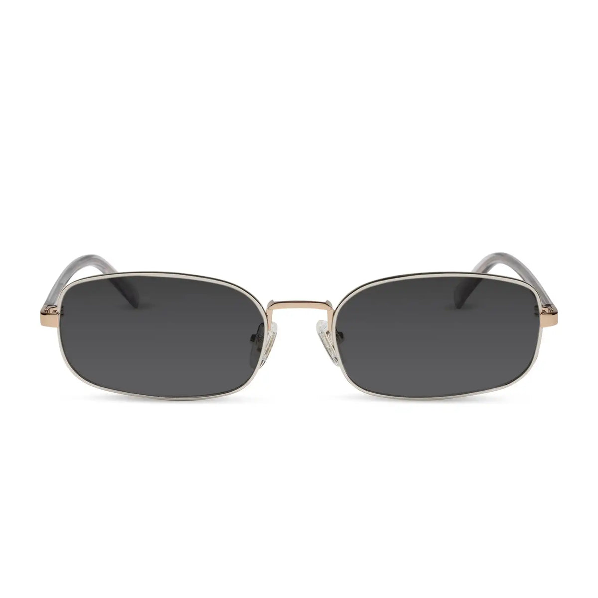 TRINITY - SILVER + GOLD + LIGHT GREY CRYSTAL TEMPLES + GLASSES
