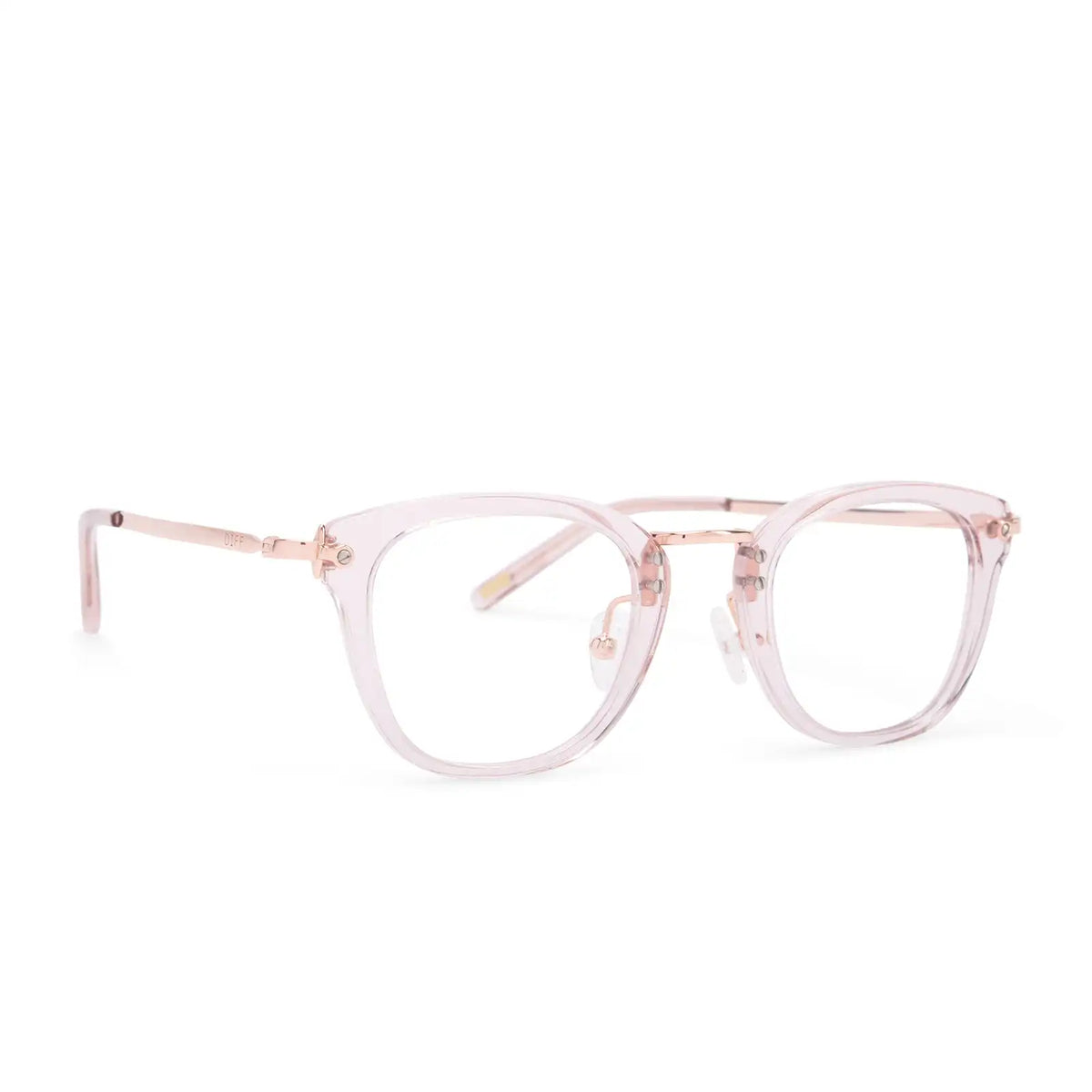 RUE - LIGHT PINK CRYSTAL + GLASSES