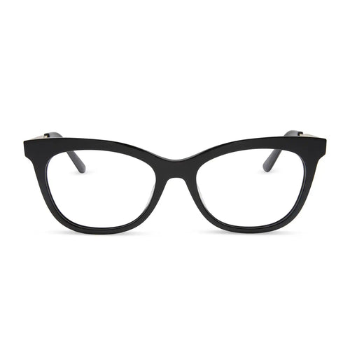 SYLVIA - BLACK + GLASSES