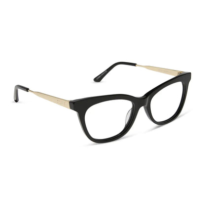 SYLVIA - BLACK + GLASSES