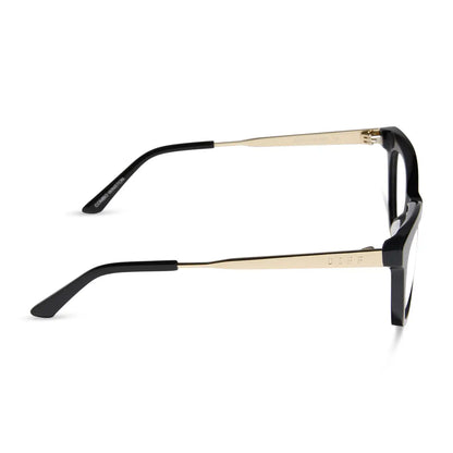 SYLVIA - BLACK + GLASSES