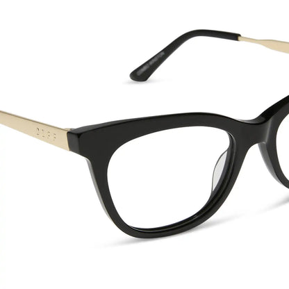 SYLVIA - BLACK + GLASSES