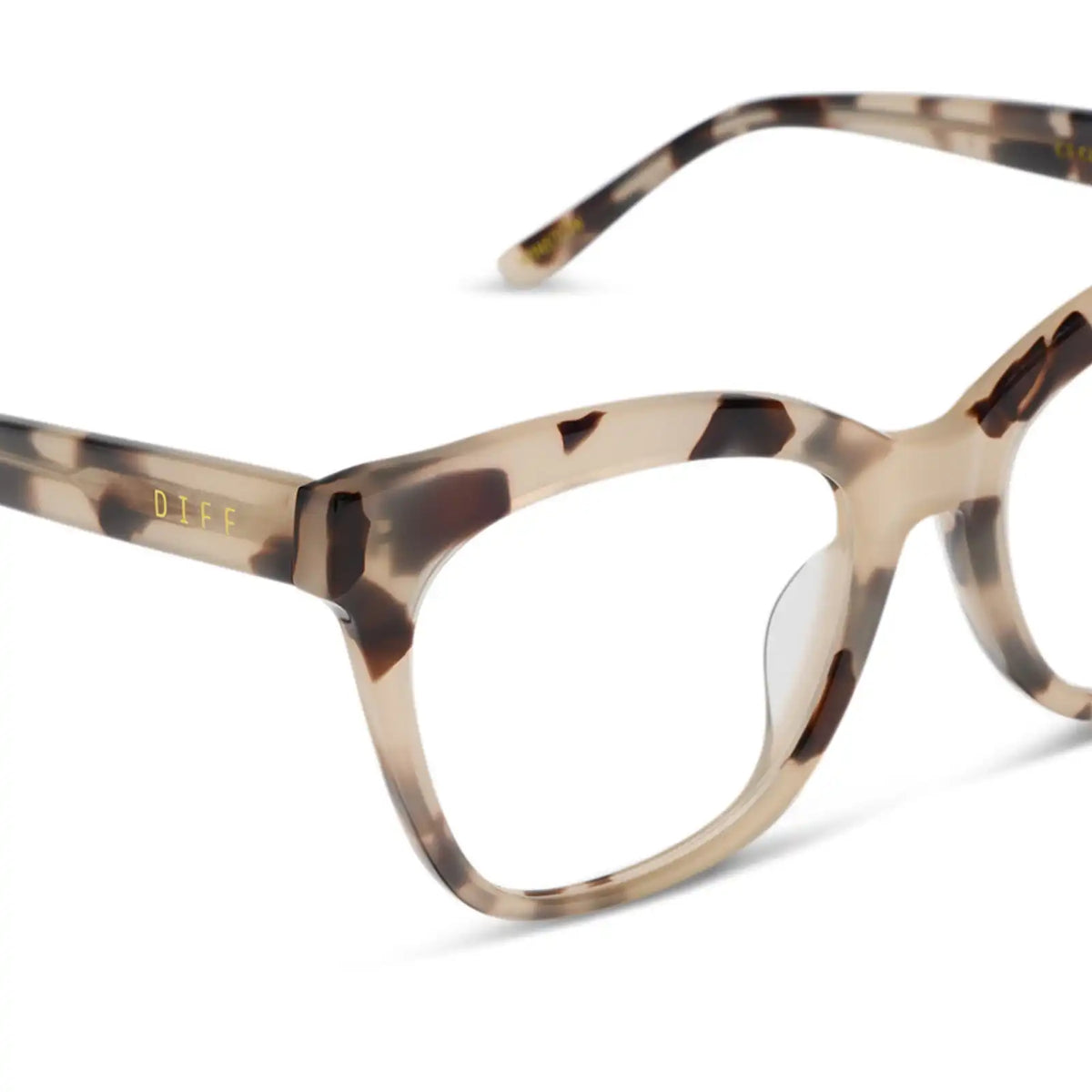 WINSTON - CREAM TORTOISE + GLASSES