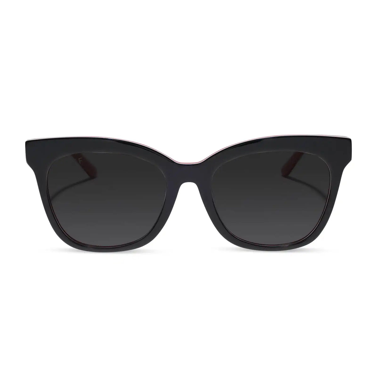WINSTON - BLACK, WHITE & RED + GLASSES