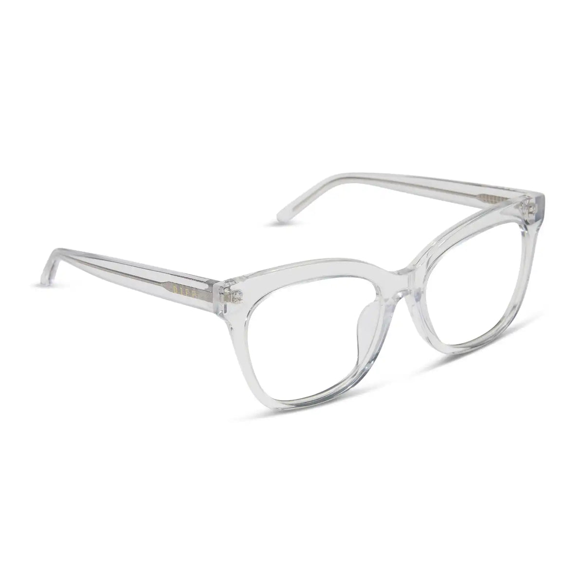 WINSTON - CLEAR CRYSTAL + GLASSES