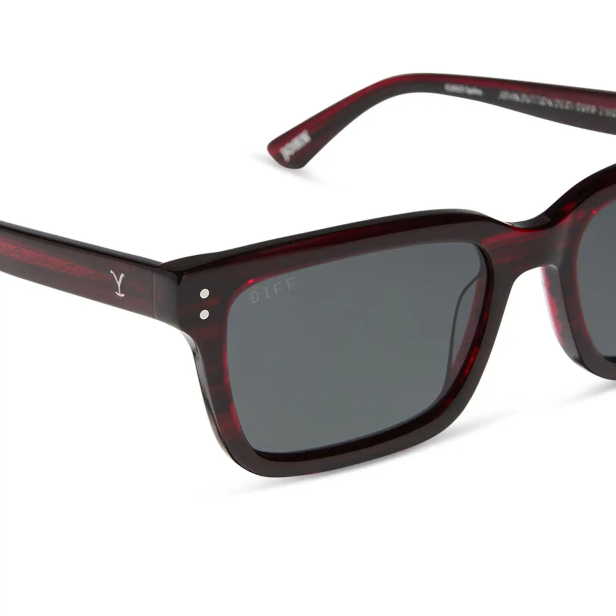 JOHN DUTTON - REDWOOD + GREY + POLARIZED SUNGLASSES