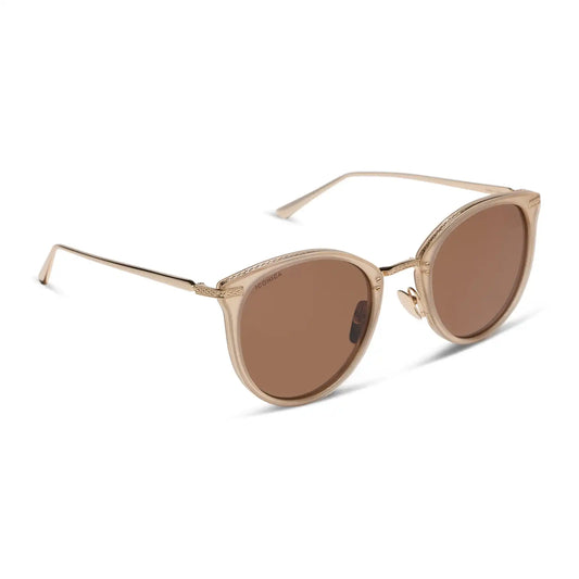 HANA - SAND DOLLAR + BROWN + POLARIZED + SUNGLASSES