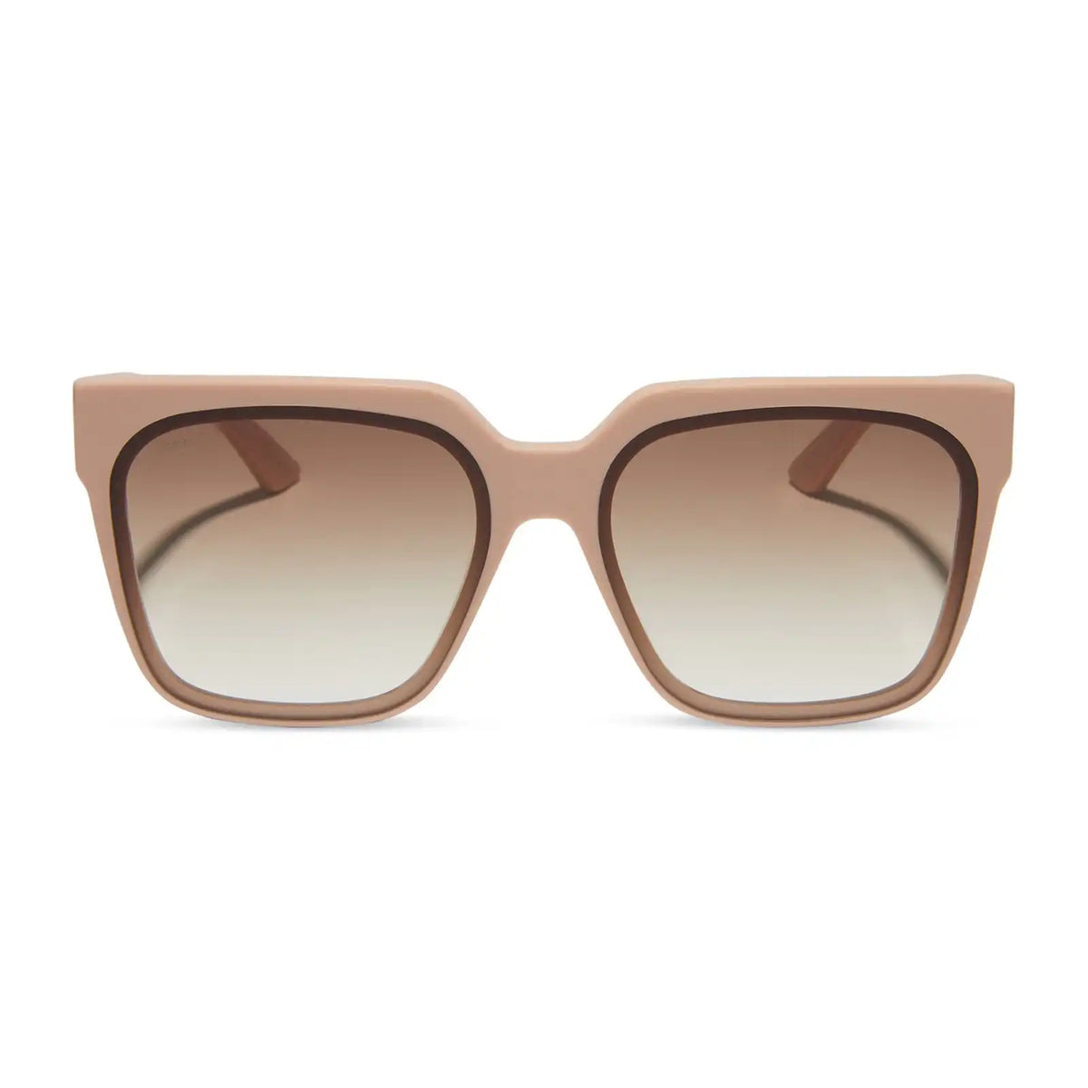 THEA - NUDE + BROWN GRADIENT SUNGLASSES