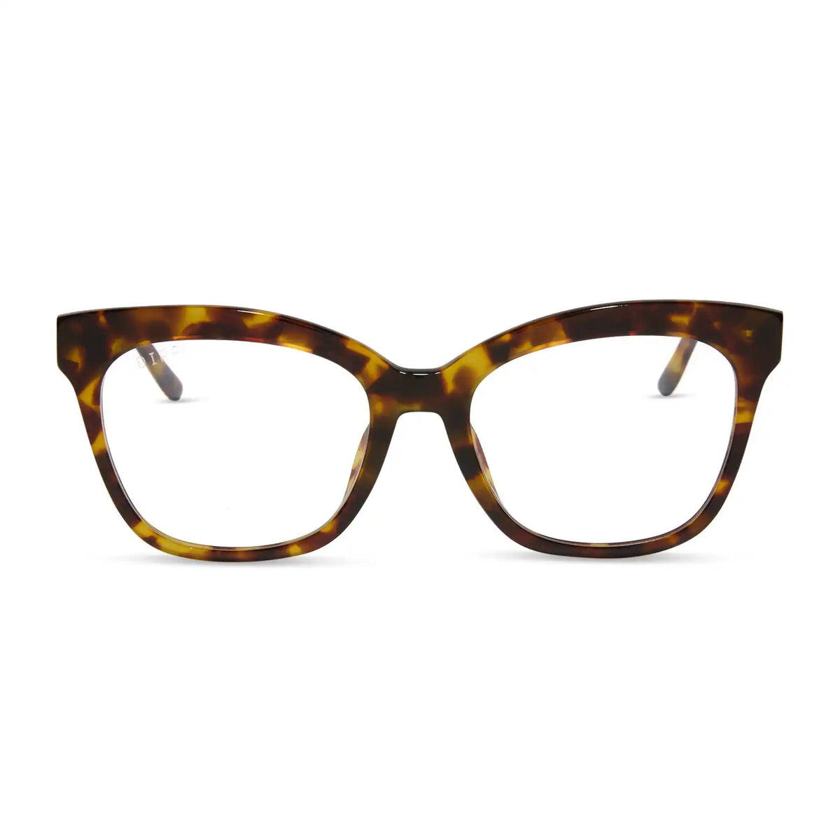 WINSTON - AMBER TORTOISE + GLASSES